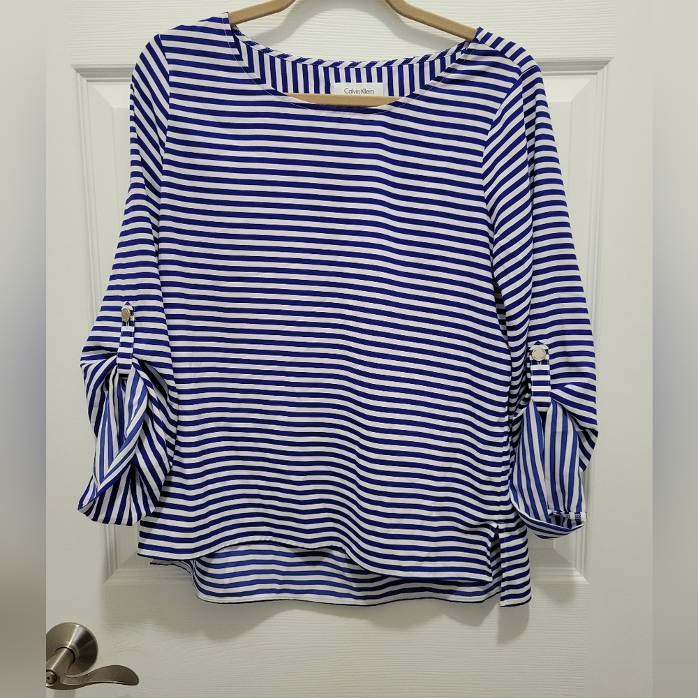 Calvin Klein Striped Blouse
